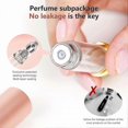 thumbnail image 3 of Perfume Travel Refillable Bottle Cologne Atomizer Leather Fragrance Sprayer Pump Bottom Fill Mini Pocket Size 5ml Travel Essentials, 3 of 5
