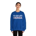 thumbnail image 4 of Vacations To Do List Merida City Travel Tourism Me Gildan 18000 Sweatshirt, 4 of 4