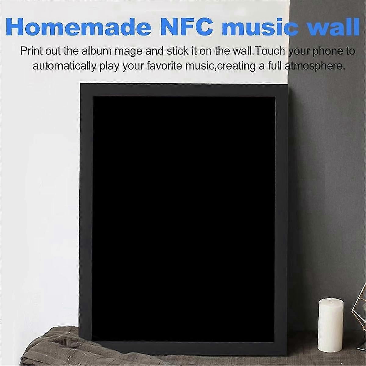 100 PCS NFC Tags Sticker with NTAG213 Chip Blank NFC Stickers Adhesive Labels RFID Tags Rewritable