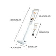 thumbnail image 3 of AuroraX Hand Held Stick Vacuum,Wet Dry Lightweight for Home Vacuum Cleaner with 2 Extensible Hose,Strong Suction Rechargeable(White), 3 of 9