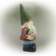 thumbnail image 5 of Alpine Corporation 12" Gnome with Flower Pot Garden Statue, 5 of 12