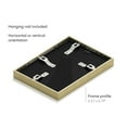 thumbnail image 3 of Aluminum Metal and Glass Single Picture Frame 5x7, 3 of 7
