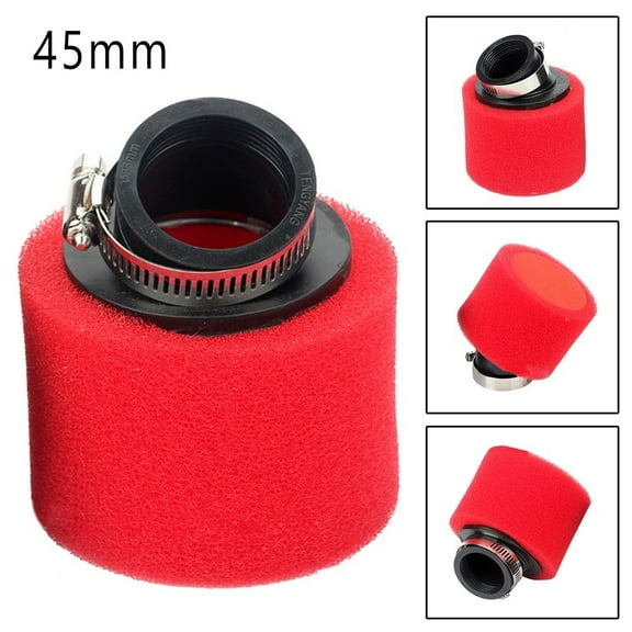 For Mikuni 28mm Air Filter For Molkt 26mm Kart Part Red Reusable Washable 45mm Aluminum Carburetor Dirt Bike Foam