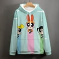 thumbnail image 4 of The Powerpuff Girls Unisex Adult Hoodie Casual Hooded Sweatshirt Pullover Novelty 3D Printed Sweater Jacket XL, 4 of 8