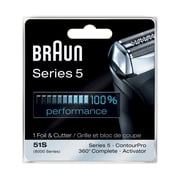Braun 51S Replacement Foil and Cutter Cassette Multi Silver BLS Combi Pack