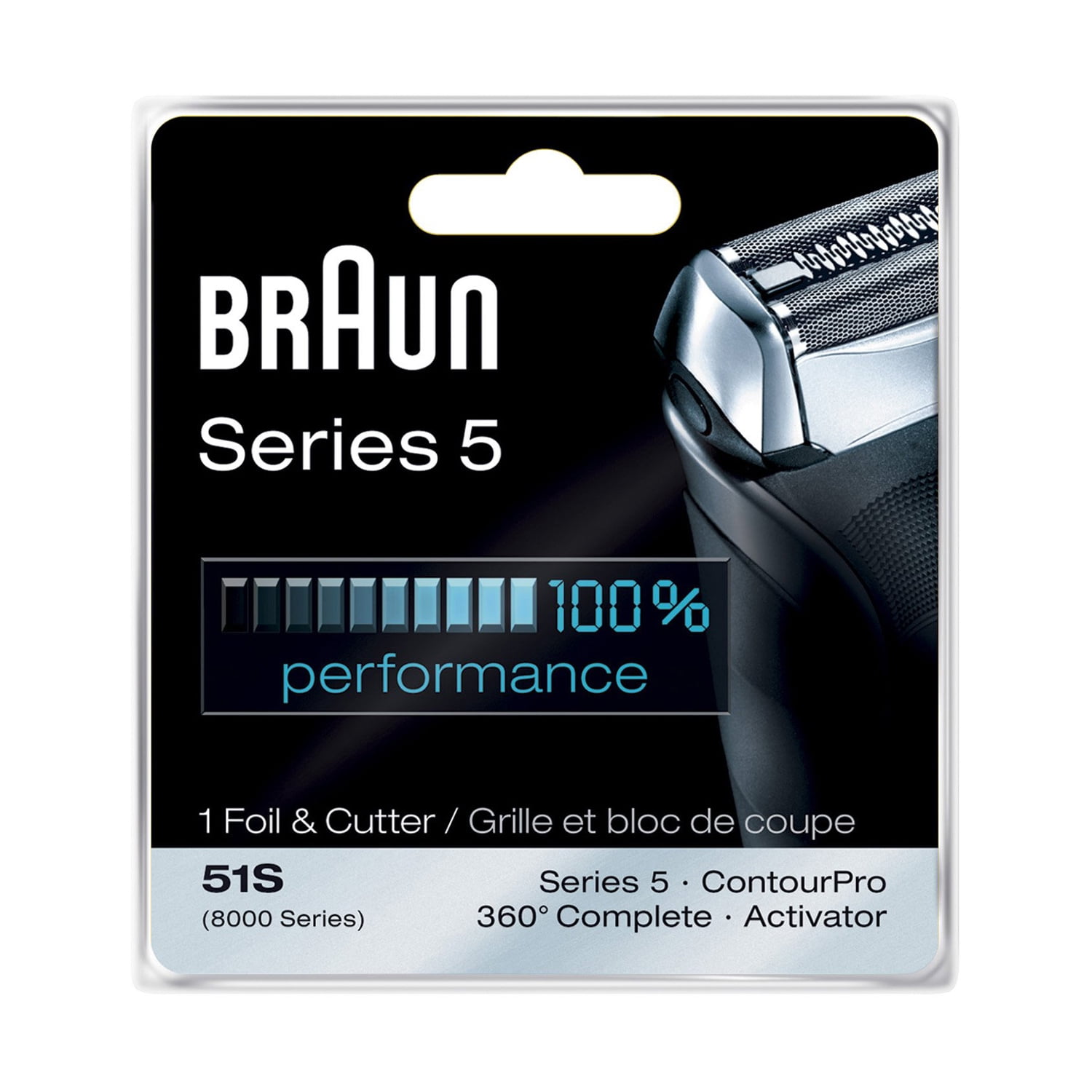 Braun 51S Replacement Foil and Cutter Cassette Multi Silver BLS Combi Pack