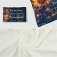 thumbnail image 6 of HiiKaa Sister Birthday Gifts from Sister,Best Friend Gift for Women,Bestie Gifts,Big Sister Gift from Little Sister,Soul Sister Gifts for Girls,Navy Throw Blanket 60” x 50”, 6 of 8