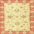 thumbnail image 1 of Ahgly Company Indoor Square Abstract Mustard Yellow Oriental Area Rugs, 4' Square, 1 of 6