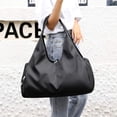 thumbnail image 4 of Bolsa de yoga y gimnasio Forestfish para mujer con compartimento para zapatos, color negro, 4 of 6