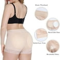 thumbnail image 5 of Women's Seamless Butt Lifter Padded Shapewear Lace Panties Enhancer Underwear Control Panties Body Shaper, 5 of 5