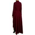 thumbnail image 3 of Women Long Dovetail Gothic Trench Coat Front Zipper Up Tailcoat Jacket, 3 of 6