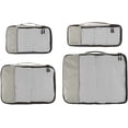 thumbnail image 2 of 4 Piece Packing Travel Organizer Cubes Set - Grey, 2 of 7