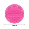 thumbnail image 3 of 2 Pack Car Water Cup Mat Fashion Honeycomb Solid Color Heat Insulation Non-Slip Durable Soft Rubber Waterproof Easy Install Universal for Car Interior Cup Holder Stable Placement Accessories, 3 of 5