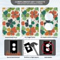 thumbnail image 3 of Yayeee Duplex Wall Plate 1-Gang 4.5"x2.7" Home Receptacle Light Switch Decorative Outlet Cover, White Clover Pattern, 3 of 7