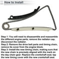 thumbnail image 7 of Unique Bargains Timing Chain Kit for Chevrolet Trax Cruze Sonic Volt for Buick Encore for Cadillac ELR 1.4L 1 Set, 7 of 7