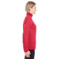 thumbnail image 4 of UltraClub Ladies' Cool & Dry Heathered Performance Quarter-Zip - 8618W, 4 of 4