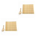 thumbnail image 2 of Naiovety Rolling Mat Washable Reusable Sushi Making Stick Set Cake Pad Tools Kitchen Supplies Maker for Beginners Gift 24x24cm Type2 NO2 Naiovety CBP254440, 2 of 6