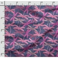 thumbnail image 2 of Soimoi Insect Printed, Poly Canvas Fabric, Decor Sewing Fabric by The Yard 56 Inch Wide,Decorative Fabric for Curtains Tote Bags, Blue, 2 of 5