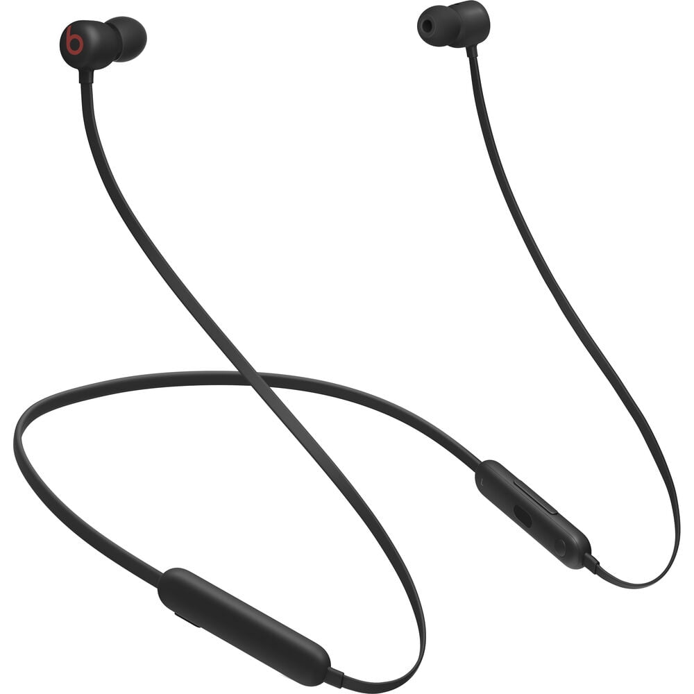 Beats Flex Wireless In-Ear Headphones (Black) Bundle + Accessories