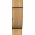 thumbnail image 2 of 6"W x 8"D x 20"H Alpine Rough Sawn Corbel, Western Red Cedar, 2 of 9