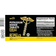 Potassium Iodide Tablets 130 mg (5 Pack) - (300 Tablets) EXP 10/2032 - Ki Pills Potassium Iodine Tablets - Potassium Iodine Pills YODO Naciente