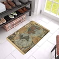 thumbnail image 3 of MKHERT Old World Map in Vintage Style Doormat Rug Home Decor Floor Mat Bath Mat 23.6x15.7 inch, 3 of 3