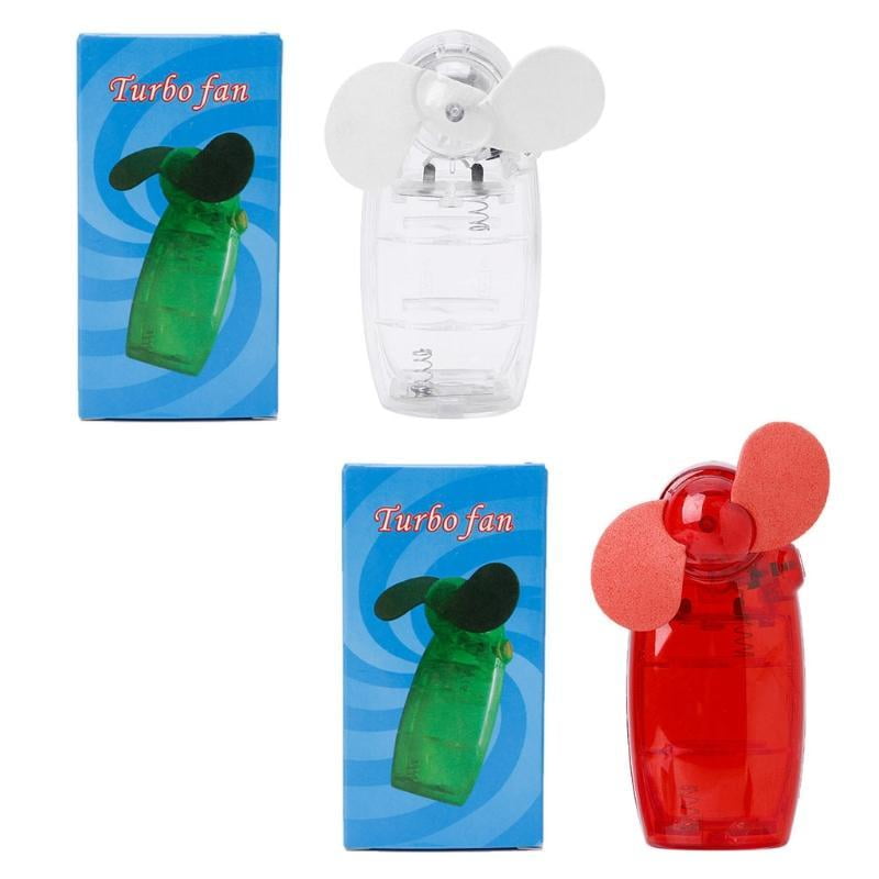 Mini Portable Pocket Fan Cool Air Hand Held Battery Travel Holiday Blower Cooler 