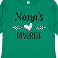 thumbnail image 4 of Inktastic Nana's Favorite- Heart Grandchild Boys or Girls Long Sleeve Toddler T-Shirt, 4 of 5