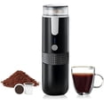 thumbnail image 1 of Cafetière Portable Électrique Rechargeable - Compatible Capsules K-Cup et Café Moulu, Haute Pression pour Camping et Randonnée (Batterie 1200mAh), 1 of 5