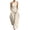 Beige, variant on Jumpsuits for Women One Shoulder Bow Tie Waist Vacation Summer Rompers Wide Leg Baggy Dressy Jumpsuit with Pockets Black 2XL