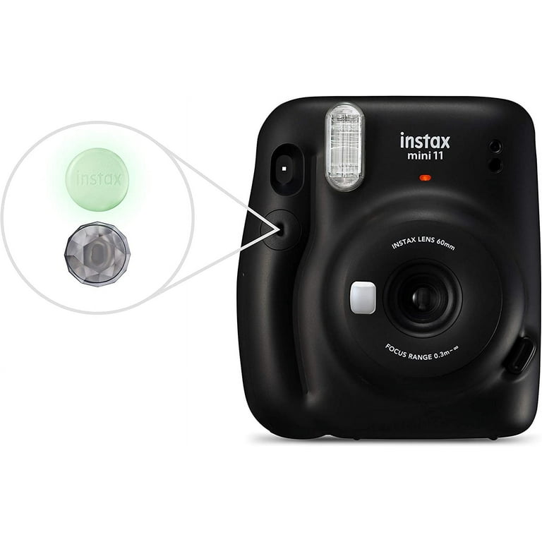 Fujifilm Instax Mini 11 Instant Film Camera, Charcoal Gray +