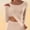 Khaki, variant on NominalSnug Thermal Tops for Women Long Sleeve Undershirts Crewneck Soft Base Layer Tops for Women Cold Weather