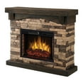 thumbnail image 1 of Muskoka 234-159-91 42 Inch Sable Mills Electric Fireplace -Tan Faux Stone Mantel, 1 of 4