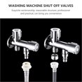 thumbnail image 3 of LOVEVER Faucet Valve Water Diverter Shut off Valves Adapter for Washing Machine Shut-off, 3 of 6