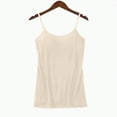thumbnail image 5 of ORT Womens Built-in Bra Padded Camisole Yoga Tanks Tops(Beige,3XL), 5 of 8