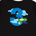 thumbnail image 4 of Inktastic 3rd Birthday Airplane Pilot Boys Long Sleeve Toddler T-Shirt, 4 of 5