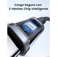 thumbnail image 4 of Cable USB Tipo C a C UGREEN 100W Negro Carga Rápida 20V 5A 1M 2 Unidades Compatible con MacBook Pro, 4 of 7