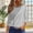Gray, variant on Ayolanni Trendy T Shirts for Women Striped Going Out 3/4 Sleeve Scoop Neck Blouse Fitted Ladies Shirts Tops for Women Green L