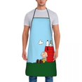 thumbnail image 3 of Delantal con pechera unisex personalizado de S-Snoopys para adultos, mujeres y hombres, delantal de chef para cocina, cocina, Charlie Brown, anime, jardinería, 3 of 5