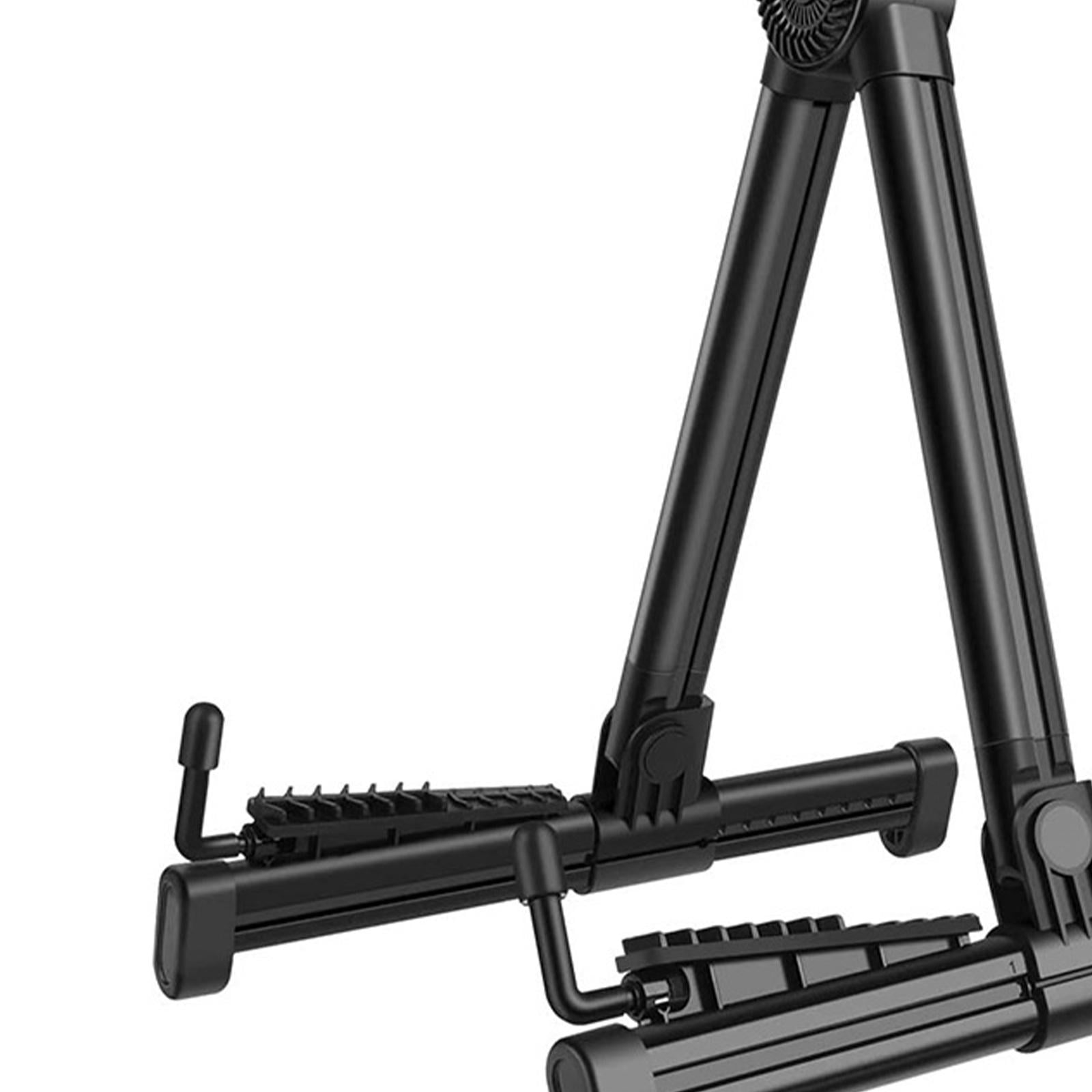 LeeQinersw Folding Guitar Stand Tripod Music Stand Folding Accessory Anti Slip Floor Guitar