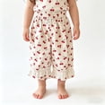 thumbnail image 6 of Avtoify Girls Pants Children's Small Print Loose Casual Versatile Wide Leg Cropped Pants Kids, 6 of 6