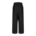 thumbnail image 4 of Bixock Women Fall and Winter Clothes,Women Casual Pants,Fashion Women Fall Casual Loose Pockest Elastic Waist Button Trousers Full Length Pants, 4 of 5