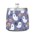 thumbnail image 7 of Yayeee Ashtray with Lid for Cigarette Smokeless Stainless Steel Home Ash Holder, Blue Cute Halloween, 7 of 7