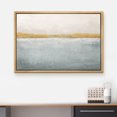 thumbnail image 3 of wall26 Framed Canvas Print Wall Art Minimal Pastel Watercolor Ocean Sea Landscape Abstract Shapes Illustrations Modern Art Decorative Contemporary for Living Room, Bedroom, Office - 16x24 Natural, 3 of 5