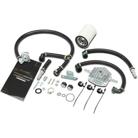Fuel Filter Kit One Set - Compatible with 2011 - 2022 Ford F-350 Super Duty 6.7L V8 Diesel 2012 2013 2014 2015 2016 2017 2018 2019 2020 2021