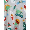 thumbnail image 6 of WIBACKER 2-7T Toddler Little Boy's Girl's Christmas French Terry Cotton Crewneck Long Sleeve Sweatshirt Kids Snowman Tops, 6 of 10