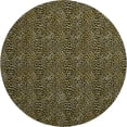 thumbnail image 2 of Addison Rugs Mayfield Washable Animal Skin Pattern Leopard Gilded Round Rug, 8' x 8', 2 of 5