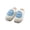 C-White Ablue, variant on Smile Face Slippers for Women Men Fuzzy, Cute Fluffy House Slippers, Plush Memory Foam Slippers Cozy Trendy Slip-On Shoes