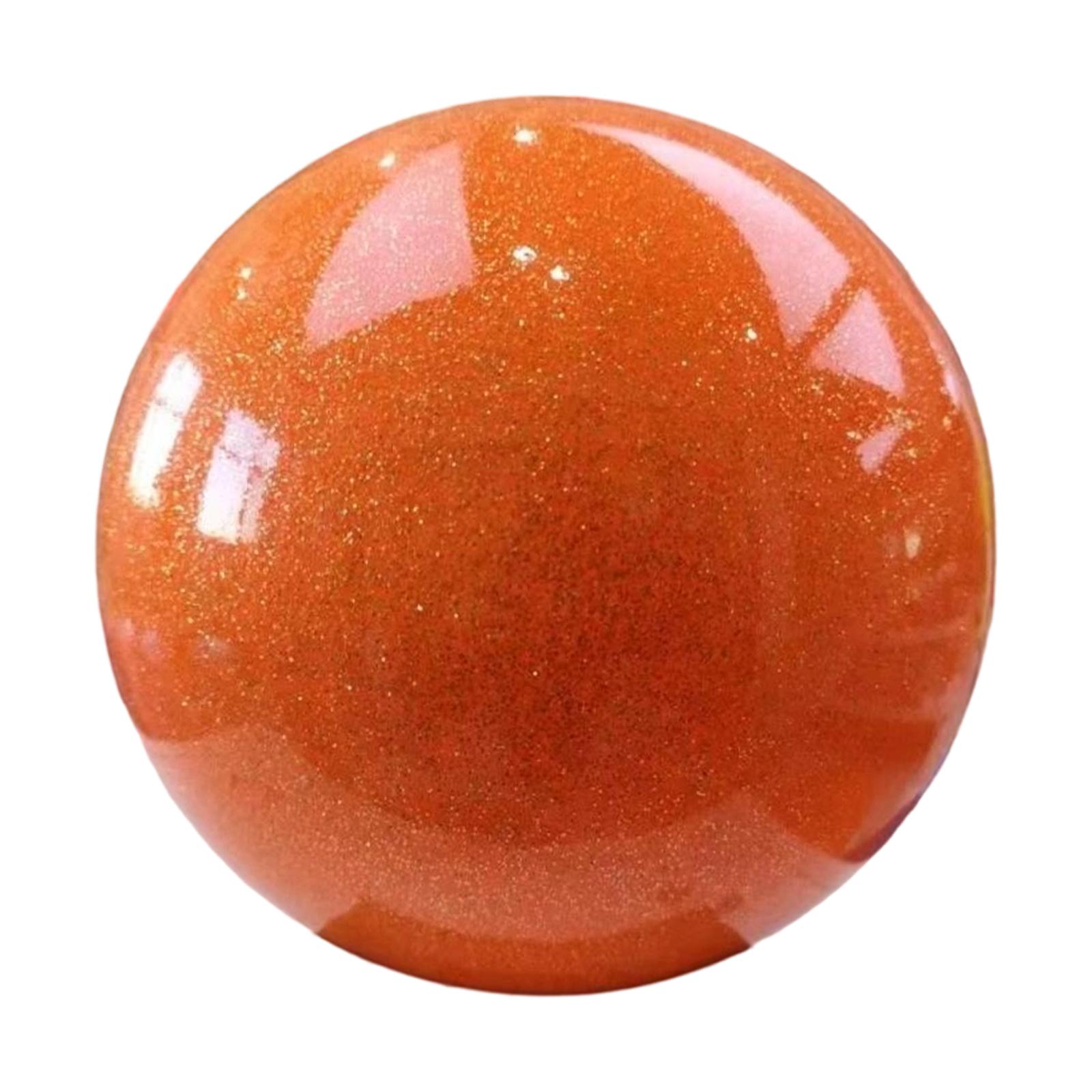 DimyFew Rhythmic Exercise Ball, Portable 7.09-inch Ball, Training Device for Gymnastics, orange