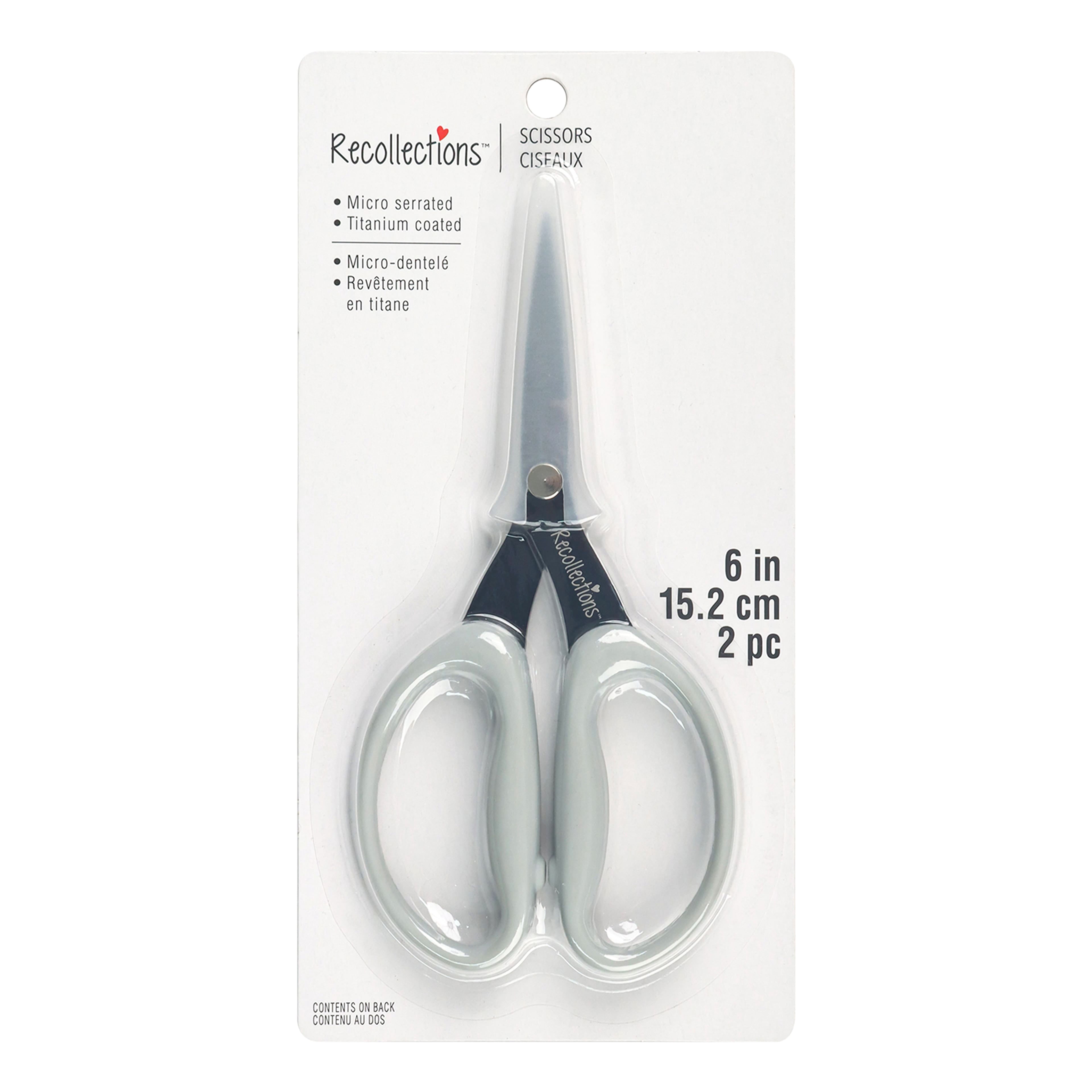 Recollections 6" Craft Scissors, 6 Pack